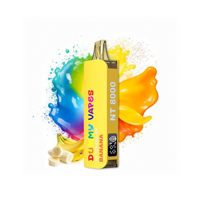 Banana Dummy Vapes NT 8000 Disposable Vape (S) Bliss Vapes Banana Dummy Vapes NT 8000 Disposable Vape (S) Bliss Vapes