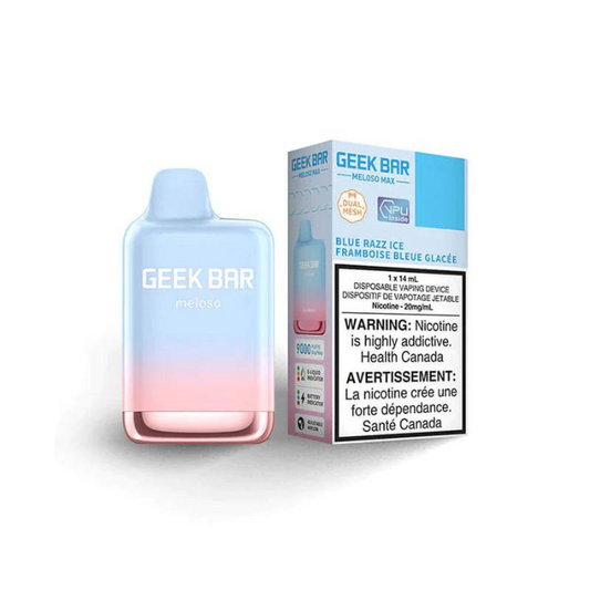 Blue Razz Ice - GeekBar Meloso Max 9000 Puffs Disposable Vape