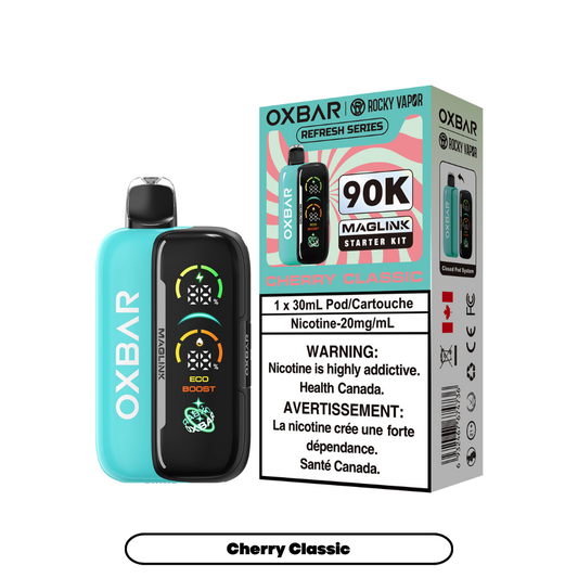 Rocky Vapor Oxbar Maglink 90k Starter Kit - 90000 Puffs - 30ml