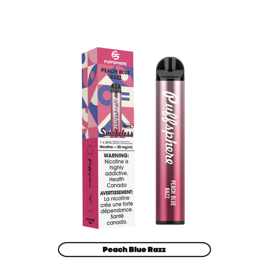 Puffsphere Smokeless Disposable Vape -4000 Puffs - 6ml
