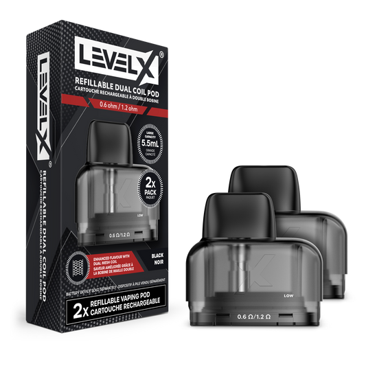 Flavour Beast Level X Open Replacement Pods -2 pack