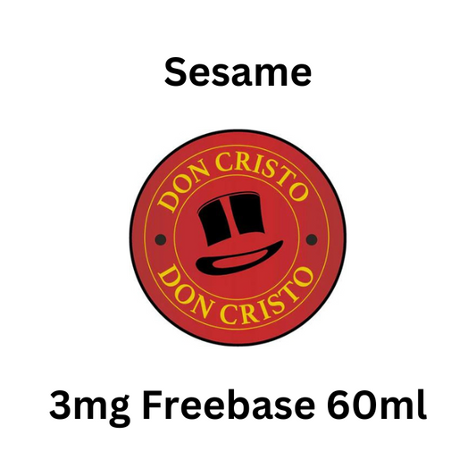 Sesame - Don Cristo 3mg Free Base E-Liquid - 60ml