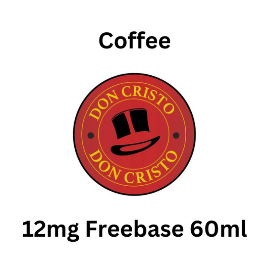 Coffee - Don Cristo 12mg Free Base E-Liquid - 60ml