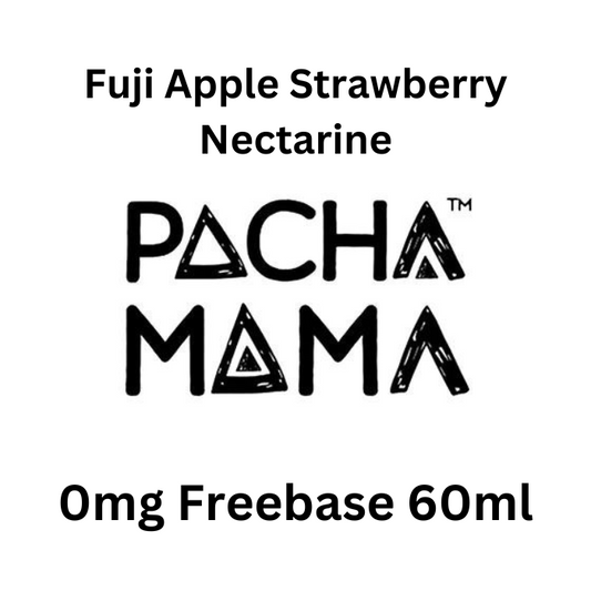 Fuji Apple Strawberry Nectarine - Pachamama 0mg Free Base E-Liquid - 60ml