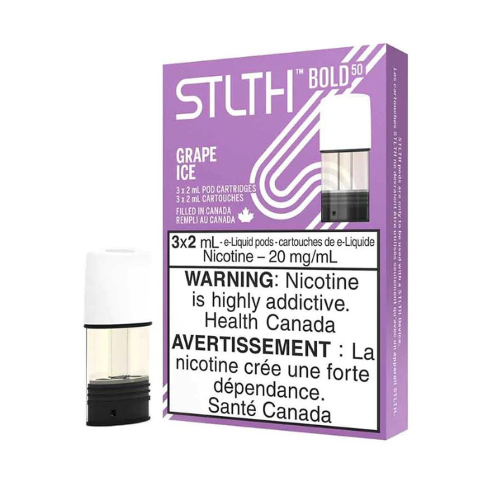 Grape Ice - STLTH 0% Pods - Nicotine free