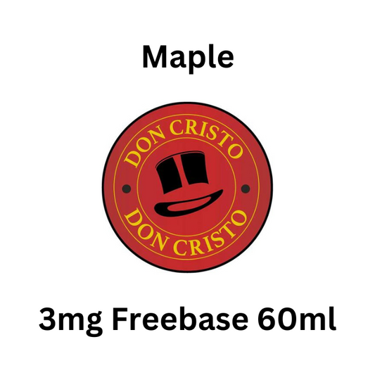 Maple - Don Cristo 3mg Free Base E-Liquid - 60ml