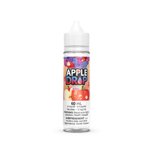 Apple Drop 60ml Freebase Liquid Free Base E-Liquid 60 ml E - Liquid Bliss Vape Shop Near Me St Clair Vape Shop Toronto Ontario Canada Price Flavours