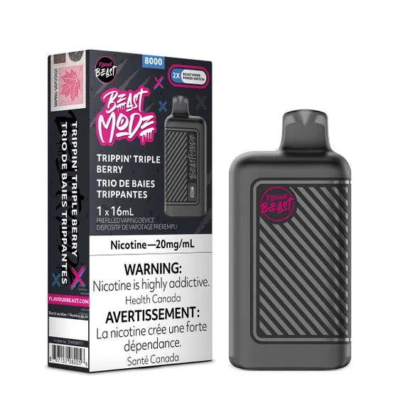 Trippin' Triple Berry - Flavour Beast Beast Mode 8000 Puffs Disposable Vapes