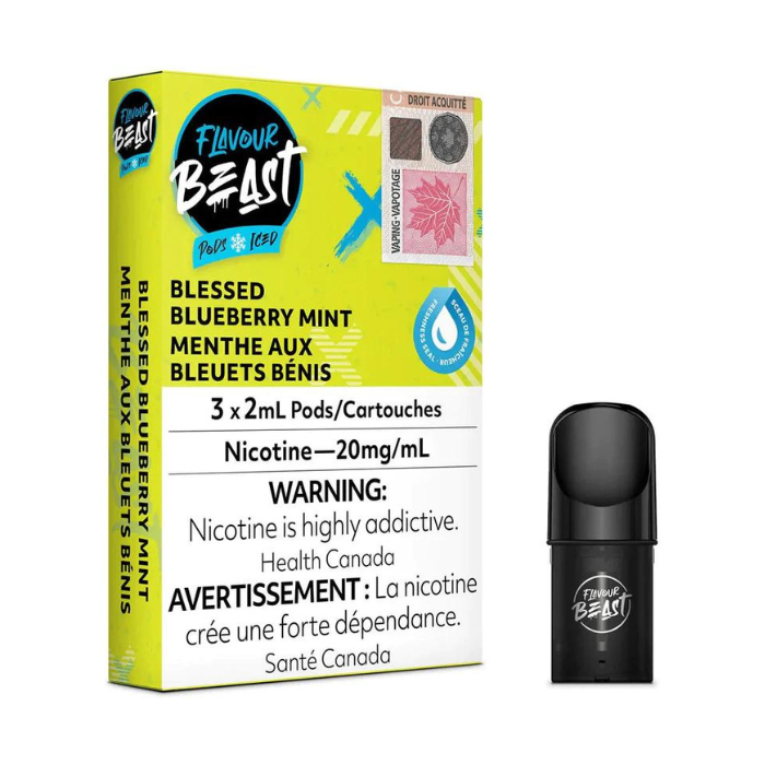 Blessed Blueberry Mint - Flavour Beast STLTH Compatible Pod Pack