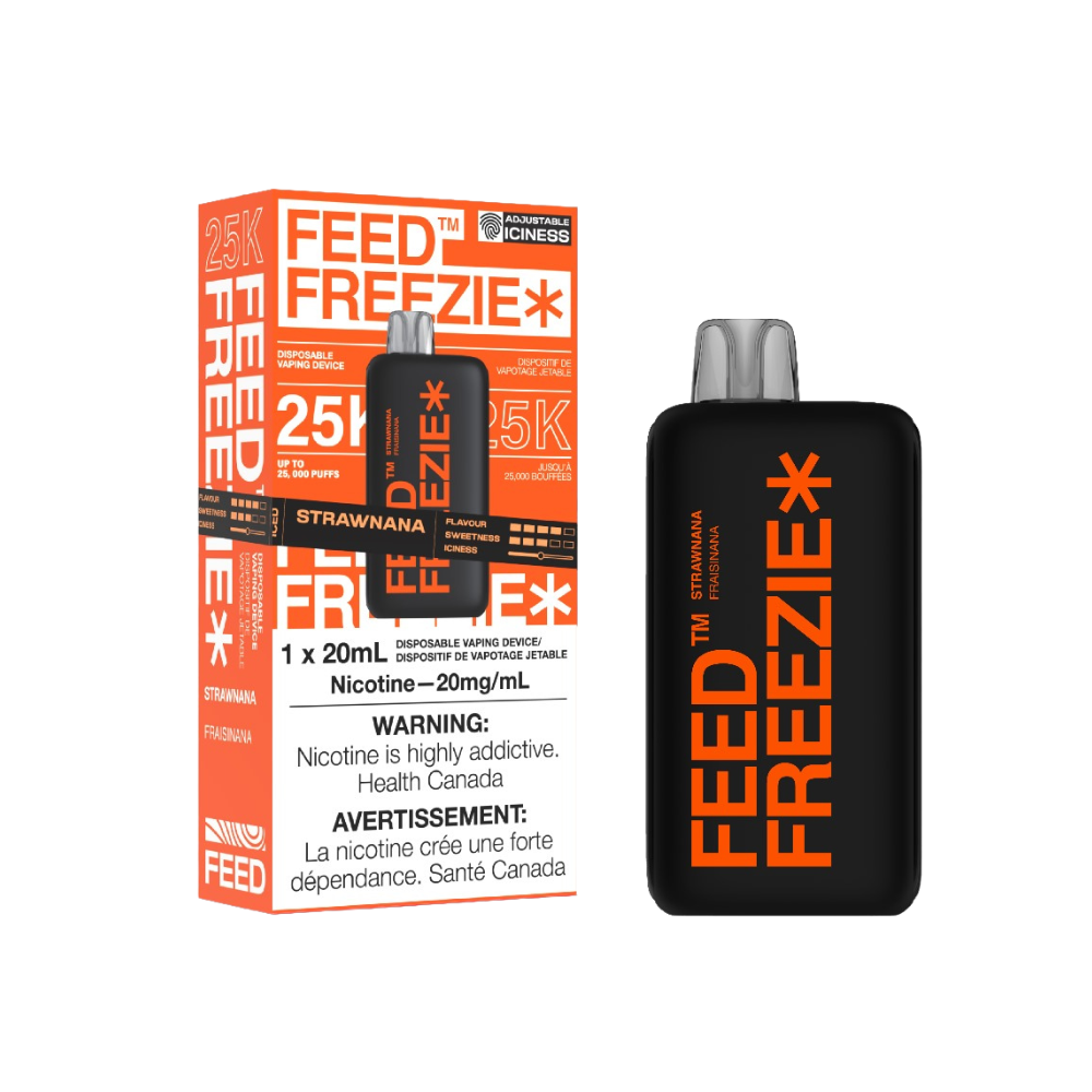 Feed Freezie Strawnana 25K puffs Disposable Vape