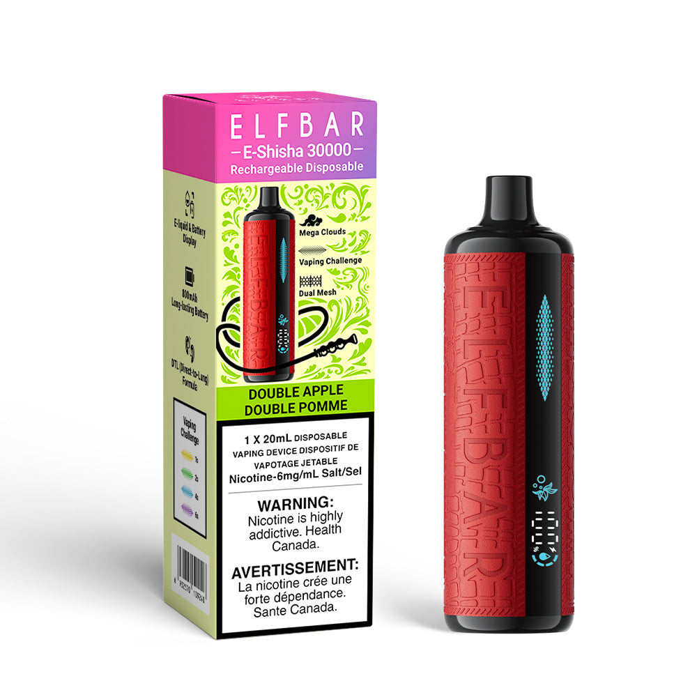ElfBar E-Shisha 30k Disposable Vape - 30000 Puffs - 20ml - Low Nicotin Bliss Vapes ElfBar E-Shisha 30k Disposable Vape - 30000 Puffs - 20ml - Low Nicotin Bliss Vapes