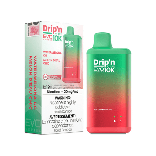 Drip'n By Envi Drip'n Evo 10k Disposable vape Bliss Vapes Toronto Canada Price Flavour 10000 Puffs