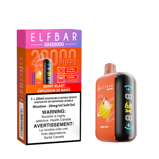 Elfbar GH20K Disposable Vape - 20000 Puffs - 20ml