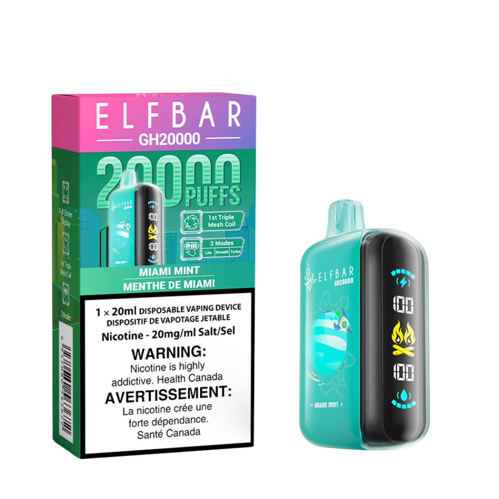 Elfbar GH20K Disposable Vape - 20000 Puffs - 20ml Bliss Vapes Elfbar GH20K Disposable Vape - 20000 Puffs - 20ml Bliss Vapes