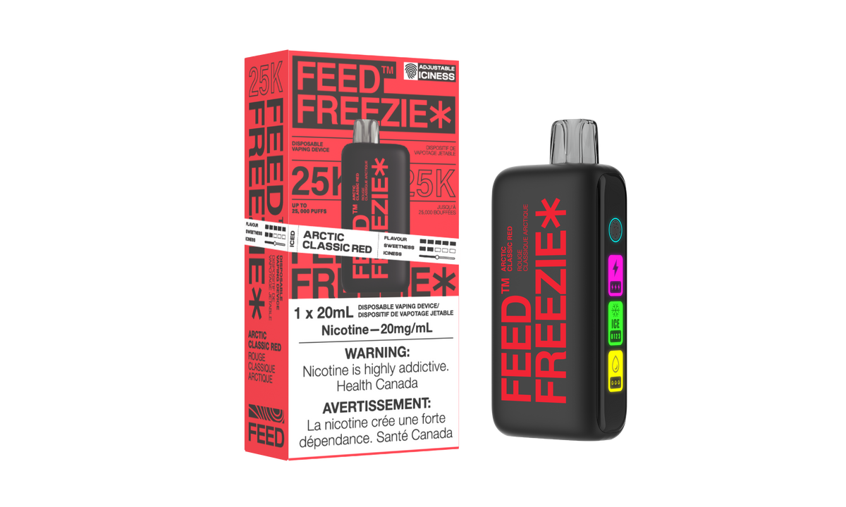 Feed Freezie Arctic Classic Red 25K puffs Disposable Vape