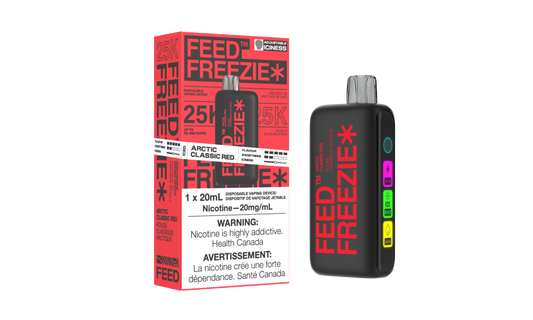 Feed Freezie Arctic Classic Red 25K puffs Disposable Vape