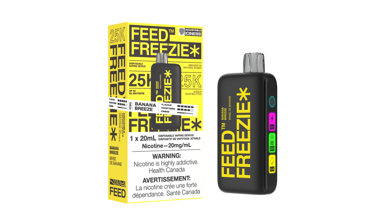 Feed Freezie Banana Breeze 25K puffs Disposable Vape