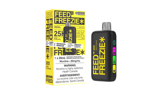 Feed Freezie Banana Breeze 25K puffs Disposable Vape