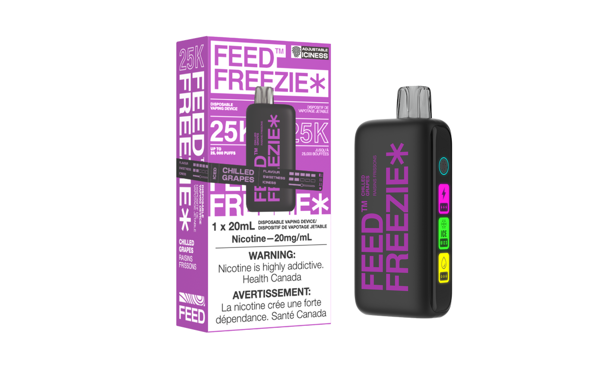 Feed Freezie Chilled Grapes 25K puffs Disposable Vape