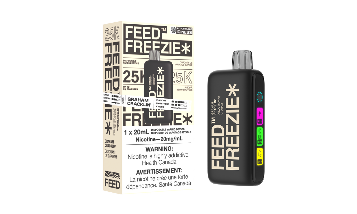 Feed Freezie Graham Cracklin 25K puffs Disposable Vape