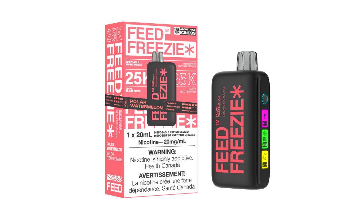 Feed Freezie Straw Watermelon 25K puffs Disposable Vape