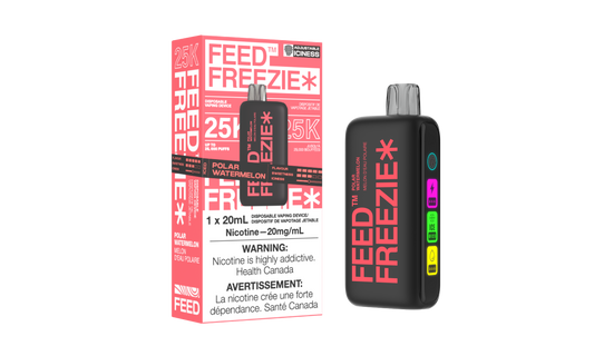 Feed Freezie Straw Watermelon 25K puffs Disposable Vape