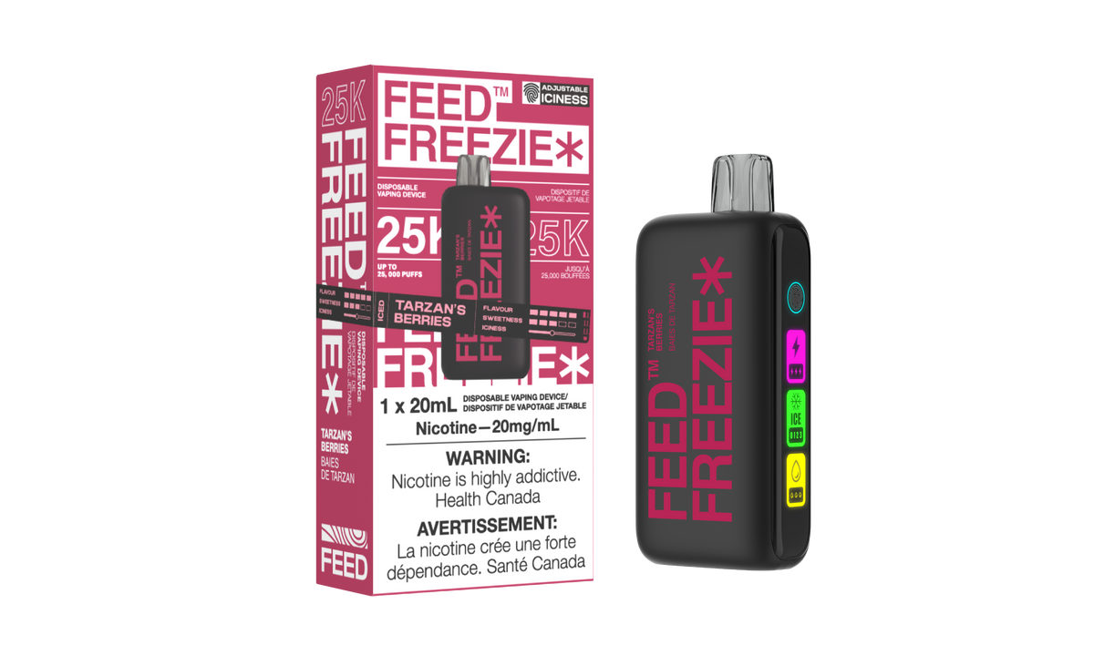 Feed Freezie Tarzan's Berries 25K puffs Disposable Vape