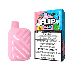 Juicy peach ice and blue razz watermelon ice - Flip Bar 9000 Puffs Disposable Vape