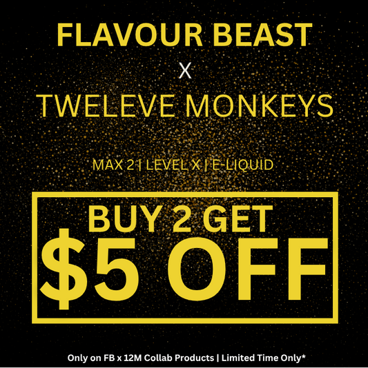 Level X Flavour Beast [ Twelve Monkey Series ] G2 Ultra 50k Disposable Pods - 50000 Puffs - 20ml