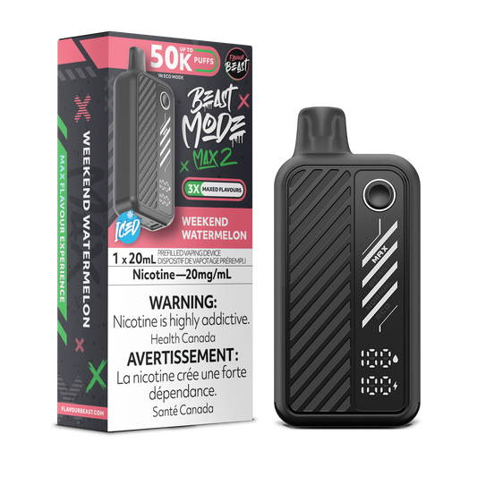 Flavour Beast Beast Mode Max 2 50k Disposable Vape - 50000 Puffs - 20ml