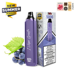 Grape Ice - IVG Bar Max 5000 Disposable Vape