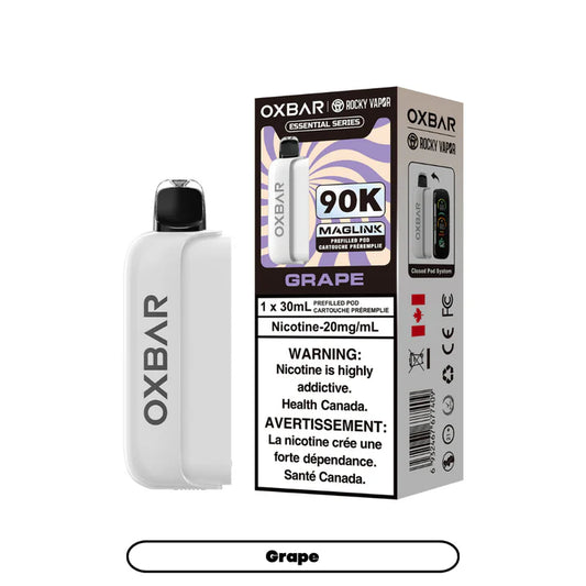 Rocky Vapor Oxbar Maglink 90k Disposable Pod - 90000 Puffs - 30ml