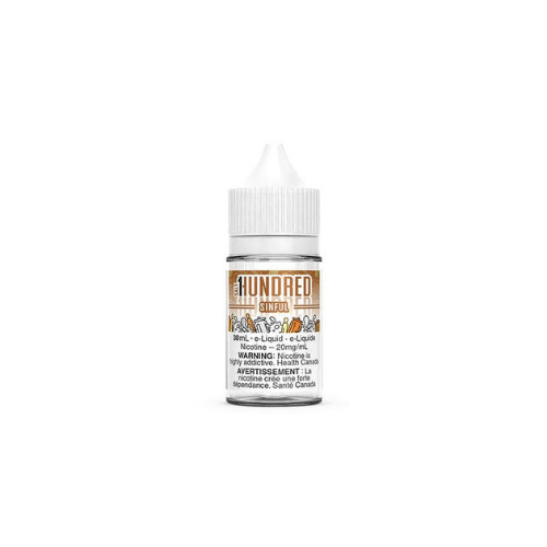 Hundred 30ml Salt Nic Liquid Nic Salt E-Liquid 30 ml E - Liquid Bliss Vape Shop Near Me St Clair Vape Shop Toronto Ontario Canada Price Flavours