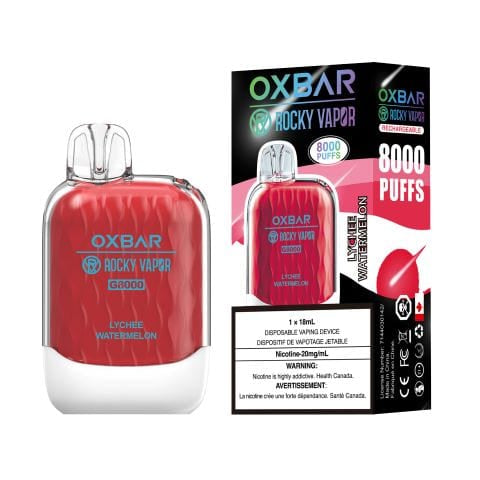 OxBar X Rocky Vapor G8000 Disposable Vape