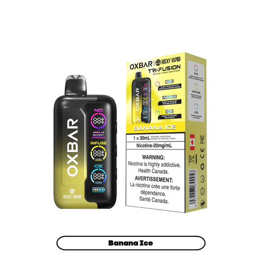 Rocky Vapor Oxbar Tri Fusion Disposable Vape - 50000 Puffs - 30ml
