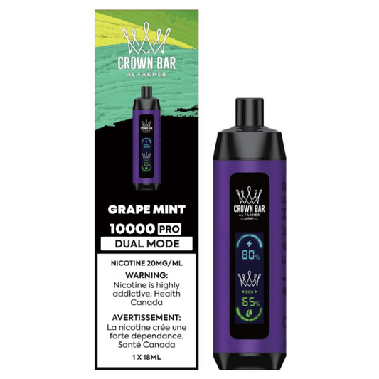 Al Fakher Crown Bar 10k Disposable Vape - 10000 Puffs - 18ml