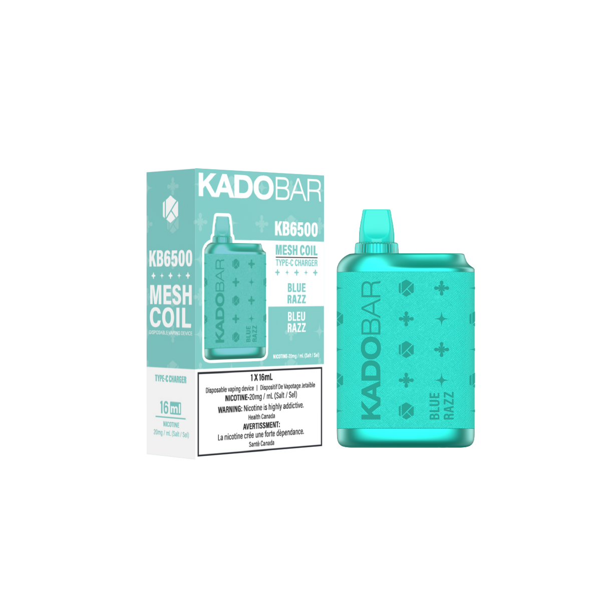 Blue Razz KadoBar 6500 Disposable Vape