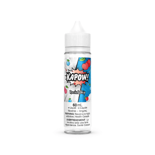 Kapow 60ml Freebase Liquid Free Base E-Liquid 60 ml E - Liquid Bliss Vape Shop Near Me St Clair Vape Shop Toronto Ontario Canada Price Flavours