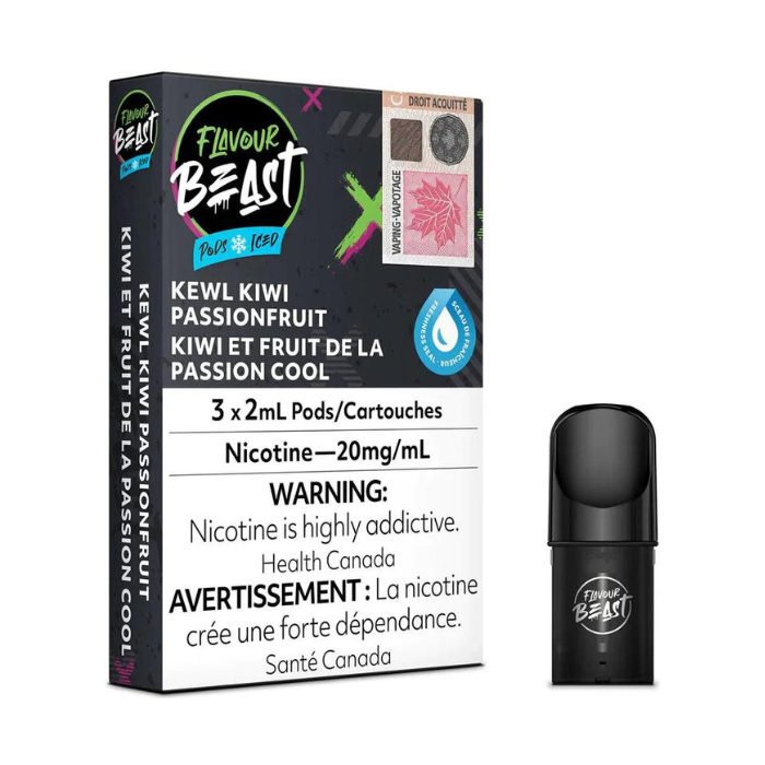 Kewl Kiwi Passionfruit - Flavour Beast STLTH Compatible Pod Pack