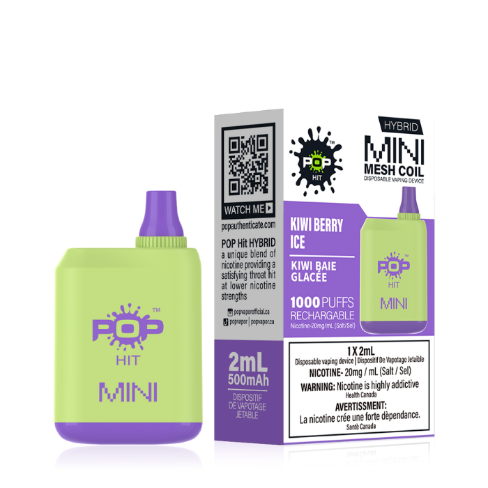 Kiwi Berry Ice - Pop Box Mini 1000 Disposable Vape