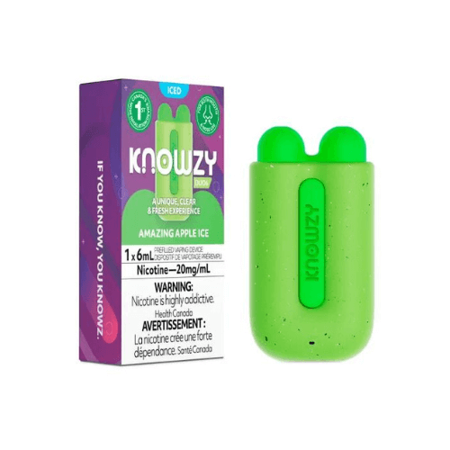 Knowzy Disposable Vape 6ml 3000 Puffs Nose Inhalation Knowzy 3000 Puffs Knowzy Vape Bliss Vape Shop Near Me St Clair Vape Shop Toronto Ontario Canada Price Flavours