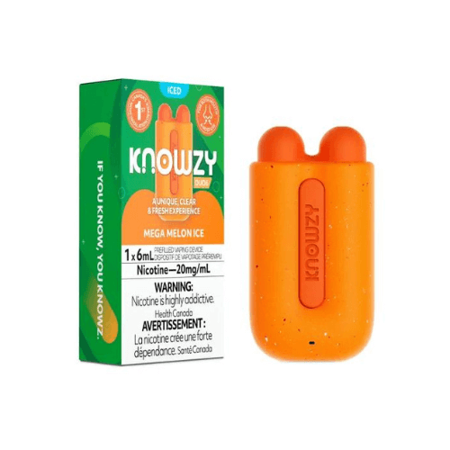 Knowzy Disposable Vape 6ml 3000 Puffs Nose Inhalation Knowzy 3000 Puffs Knowzy Vape Bliss Vape Shop Near Me St Clair Vape Shop Toronto Ontario Canada Price Flavours