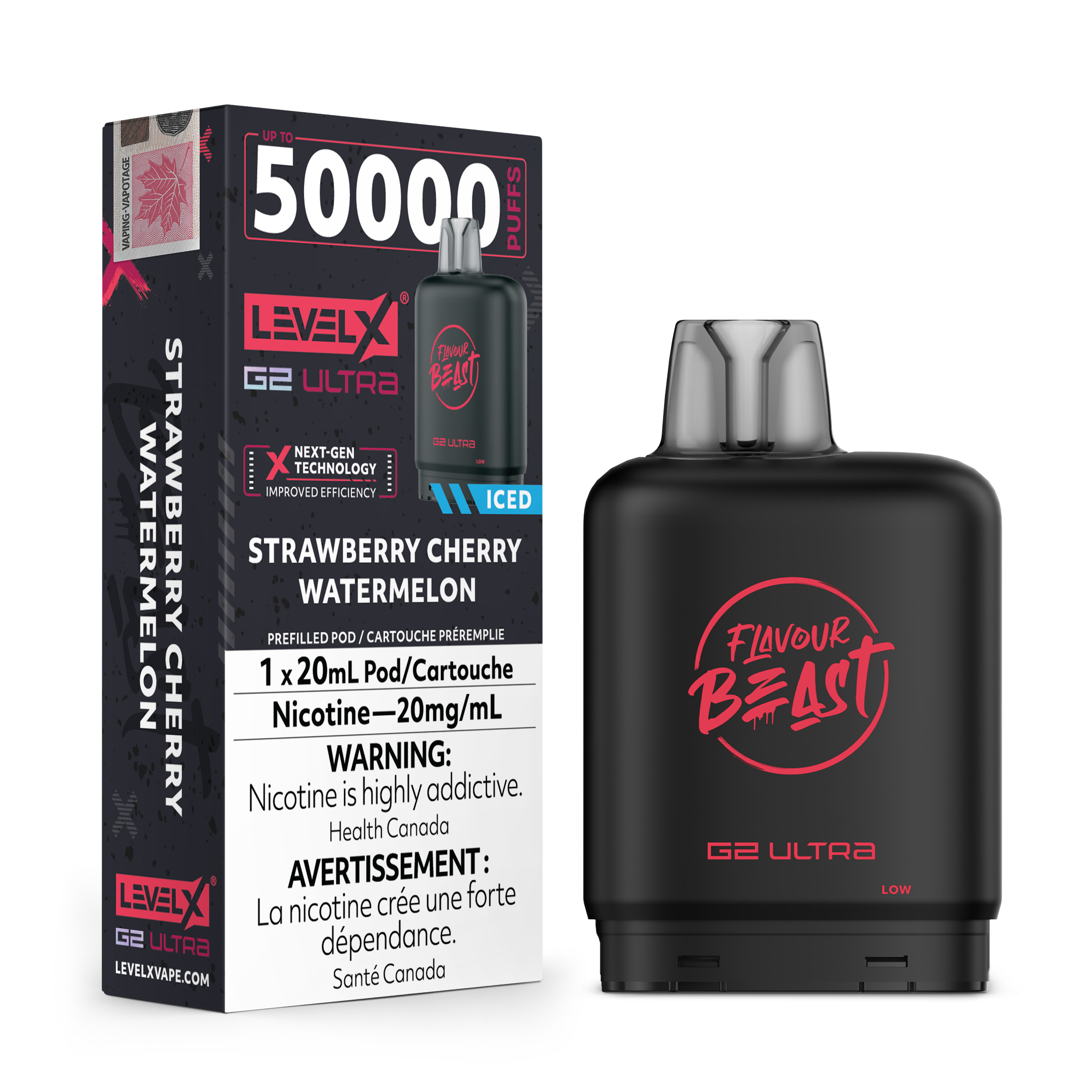 Level X Flavour Beast G2 Ultra 50k Disposable Pods - 50000 Puffs - 20m Bliss Vapes Level X Flavour Beast G2 Ultra 50k Disposable Pods - 50000 Puffs - 20m Bliss Vapes