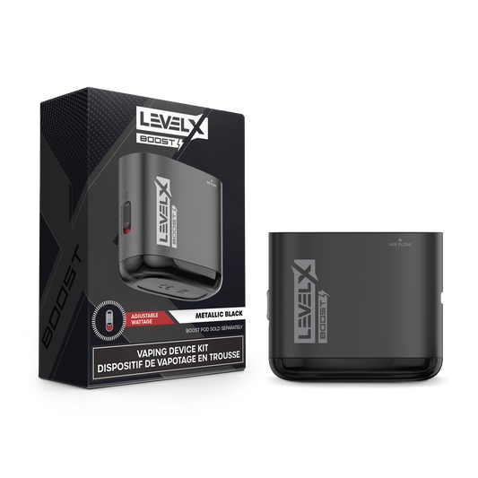 Metallic Black Level X Boost Pod Battery 850 mAh with Boost Mode