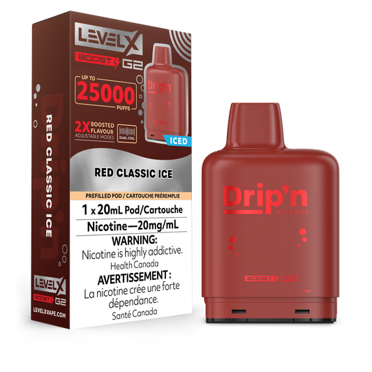 Level X Envi Dripn G2 15k-25k Disposable Pods - 15000-25000 Puffs - 20ml