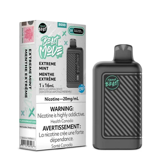 Extreme Mint Iced - Flavour Beast Beast Mode 8000 Puffs Disposable Vapes