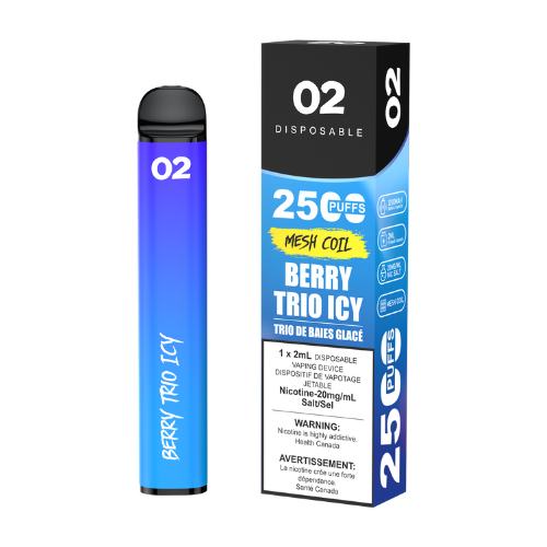 50 Nic Disposable Vape Canada O2 2500 Puffs 2mL Disposable Vape (BOLD50) 50 Nic Disposable Vape Canada O2 2500 Puffs 2mL Disposable Vape (BOLD50)