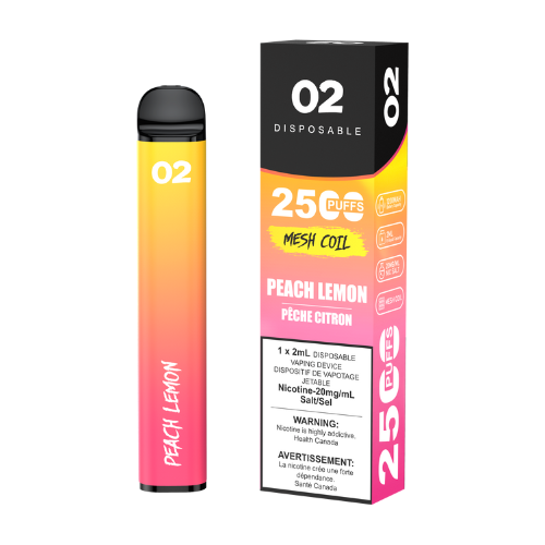 O2 2500 Puffs 2mL Disposable Vape (BOLD50) - 2ml Bliss Vapes O2 2500 Puffs 2mL Disposable Vape (BOLD50) - 2ml Bliss Vapes