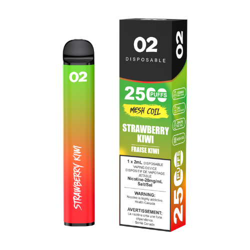 O2 2500 Puffs 2mL Disposable Vape (BOLD50) - 2ml Bliss Vapes O2 2500 Puffs 2mL Disposable Vape (BOLD50) - 2ml Bliss Vapes