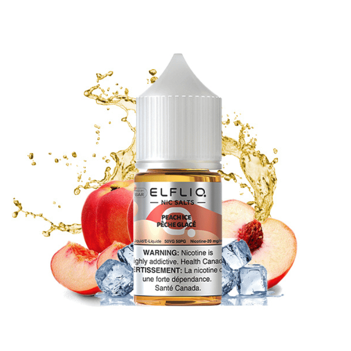 Peach Ice - ElfLiq 20mg Nic Salt E-Liquid 30ml